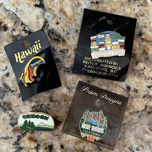 Bundle of 4‎ Travel Pins